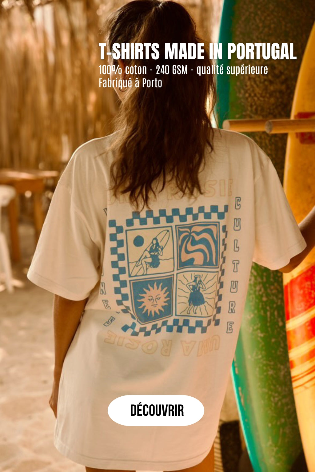 tshirt ecru eco responsable fabriqué en europe
