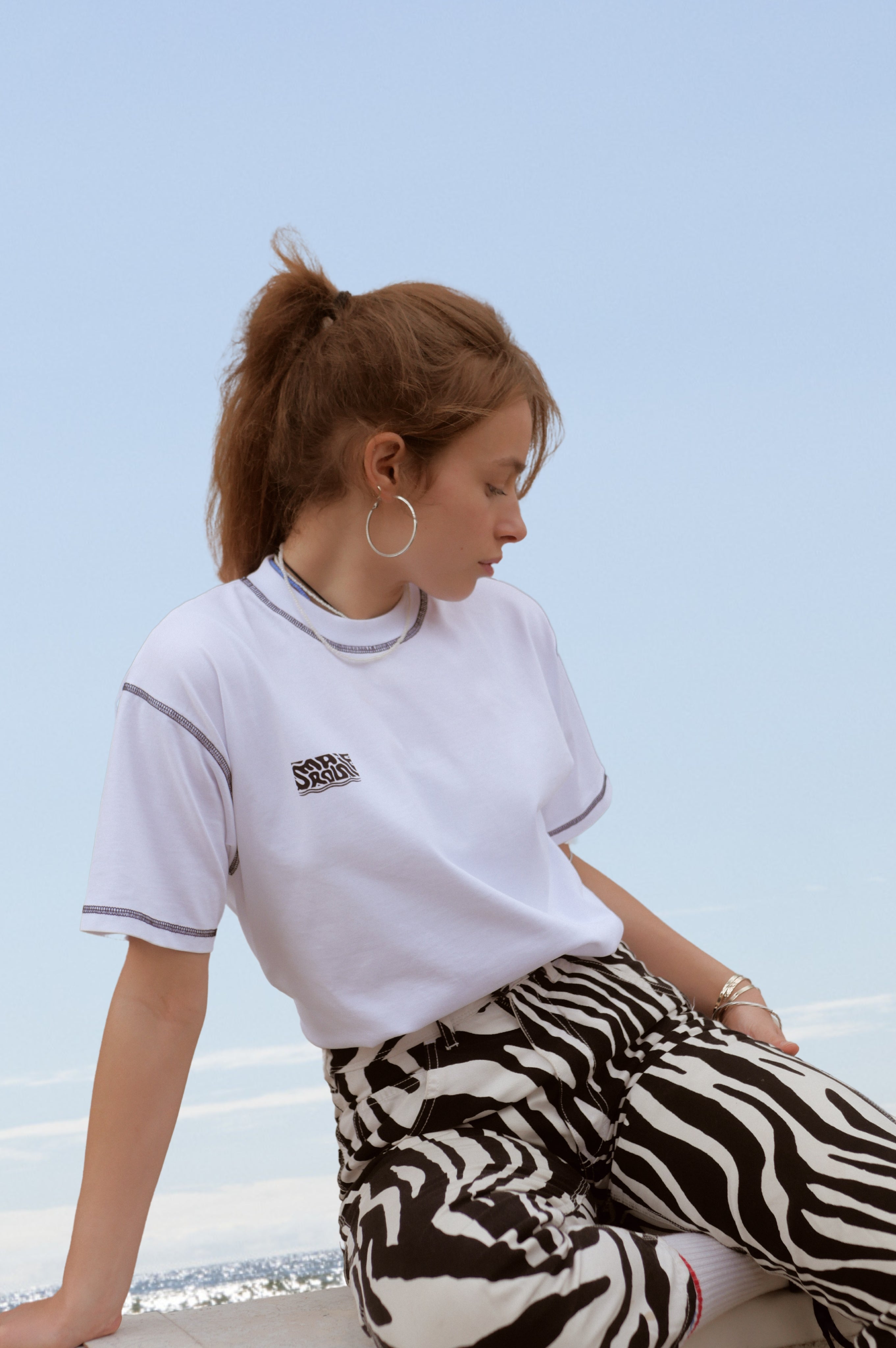 t-shirt basique blanc eco responsable pour Femme