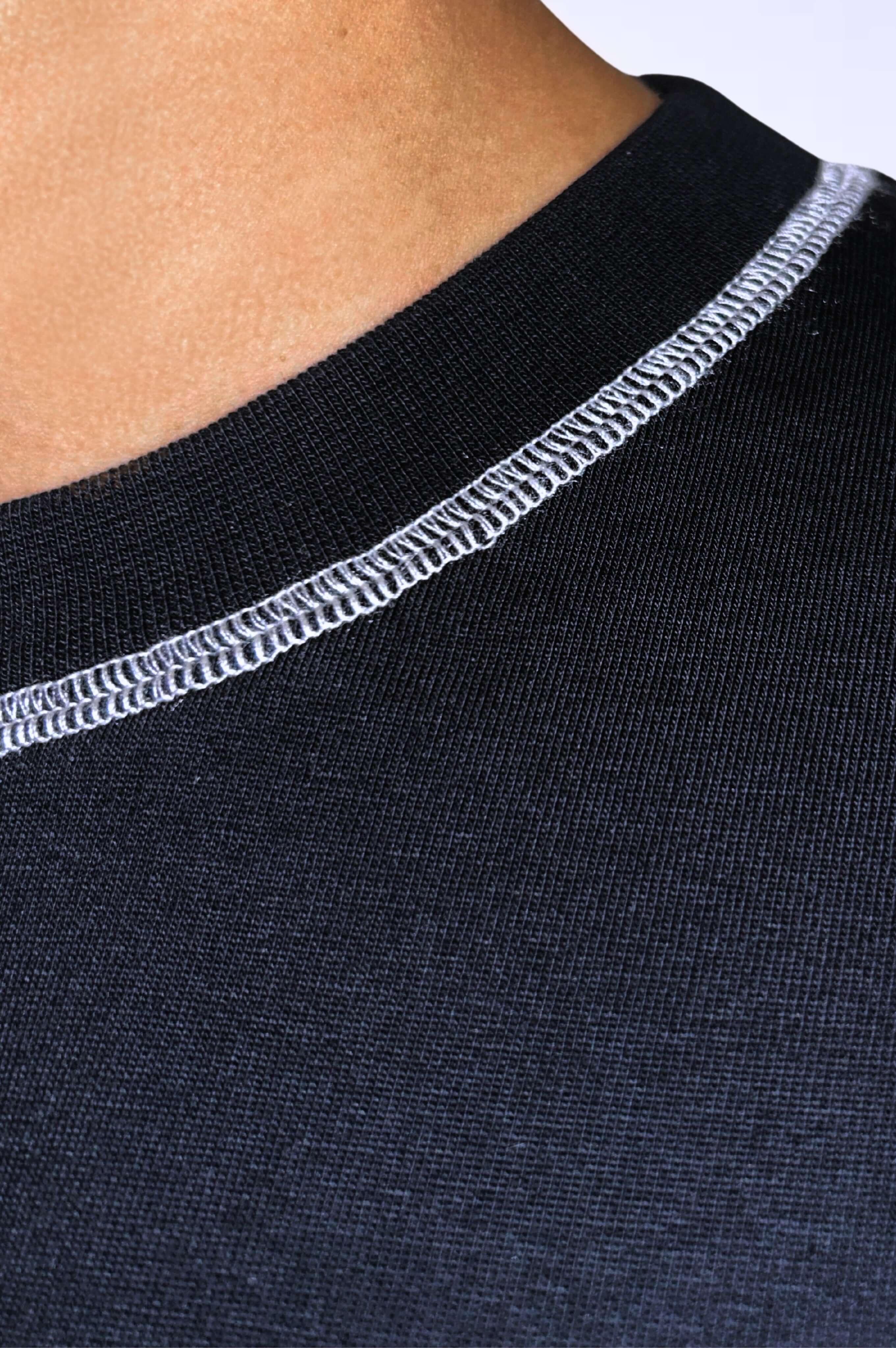 t-shirt basique avec couture