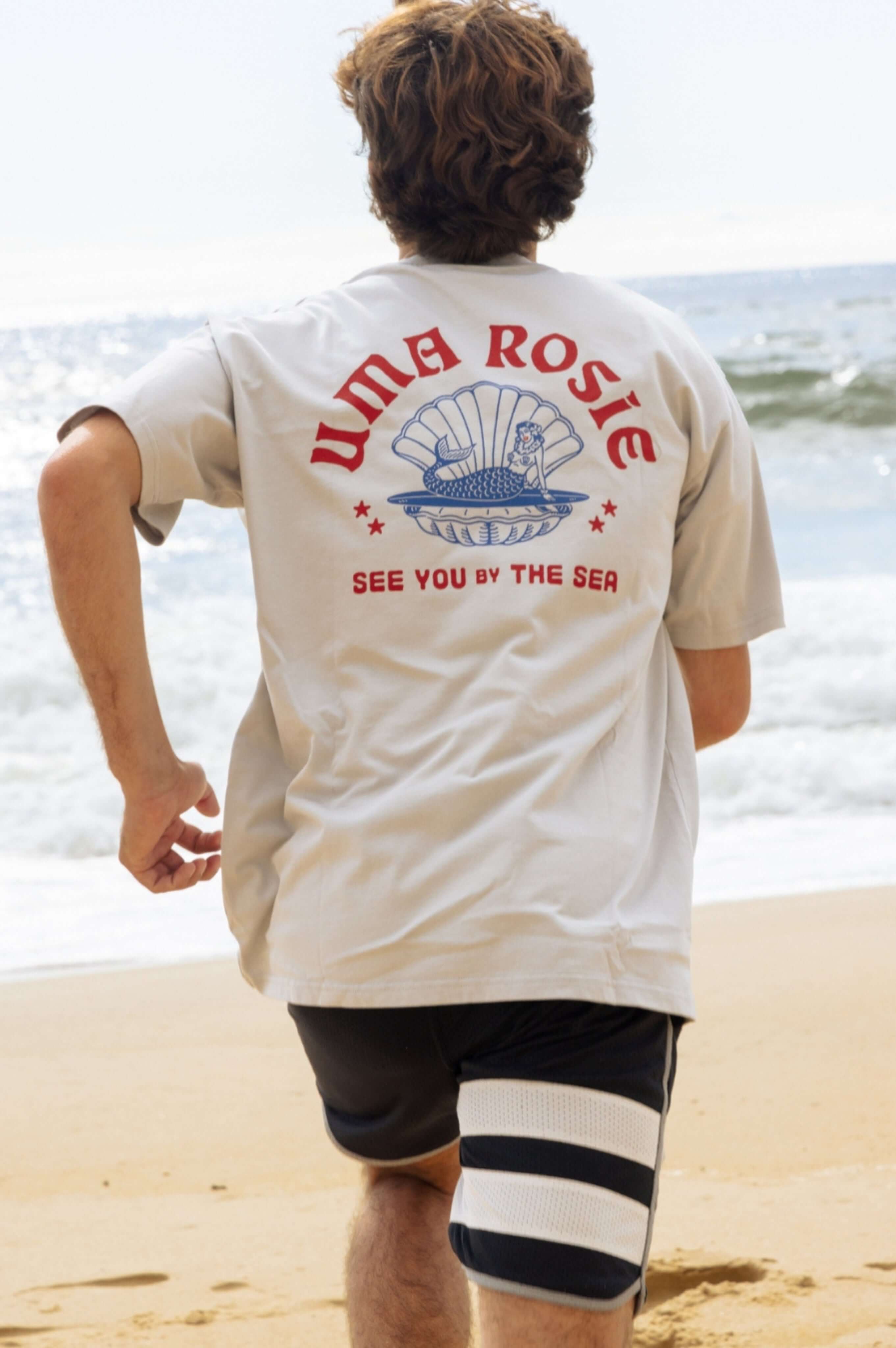 t-shirt made in France homme et femme imprimé coquillage vintage