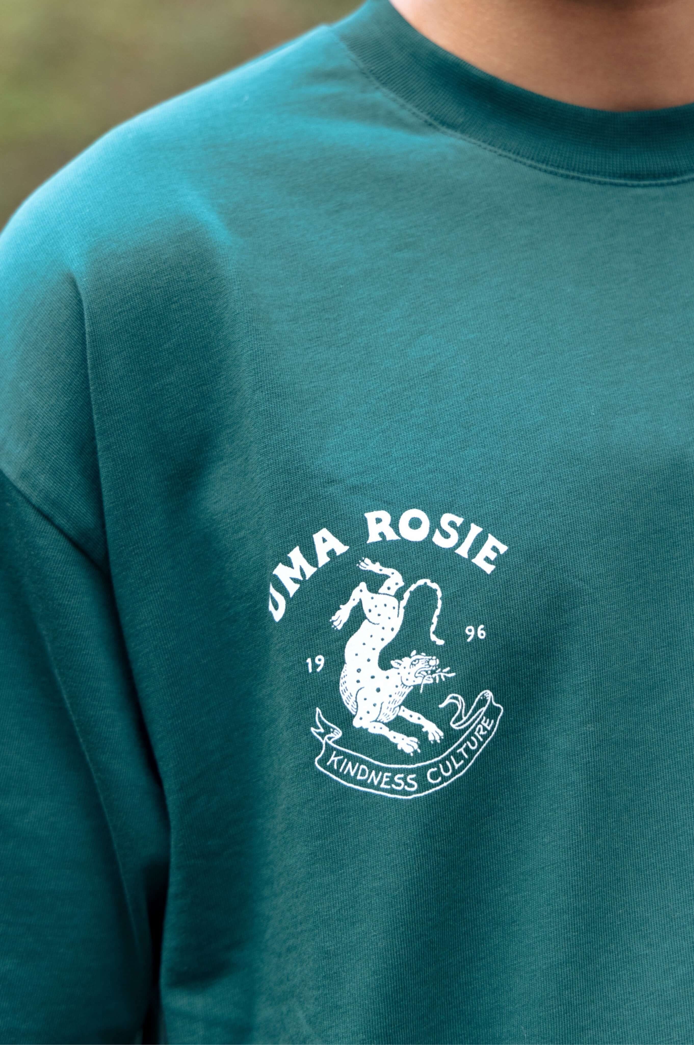 t-shirt vert éthique pour homme