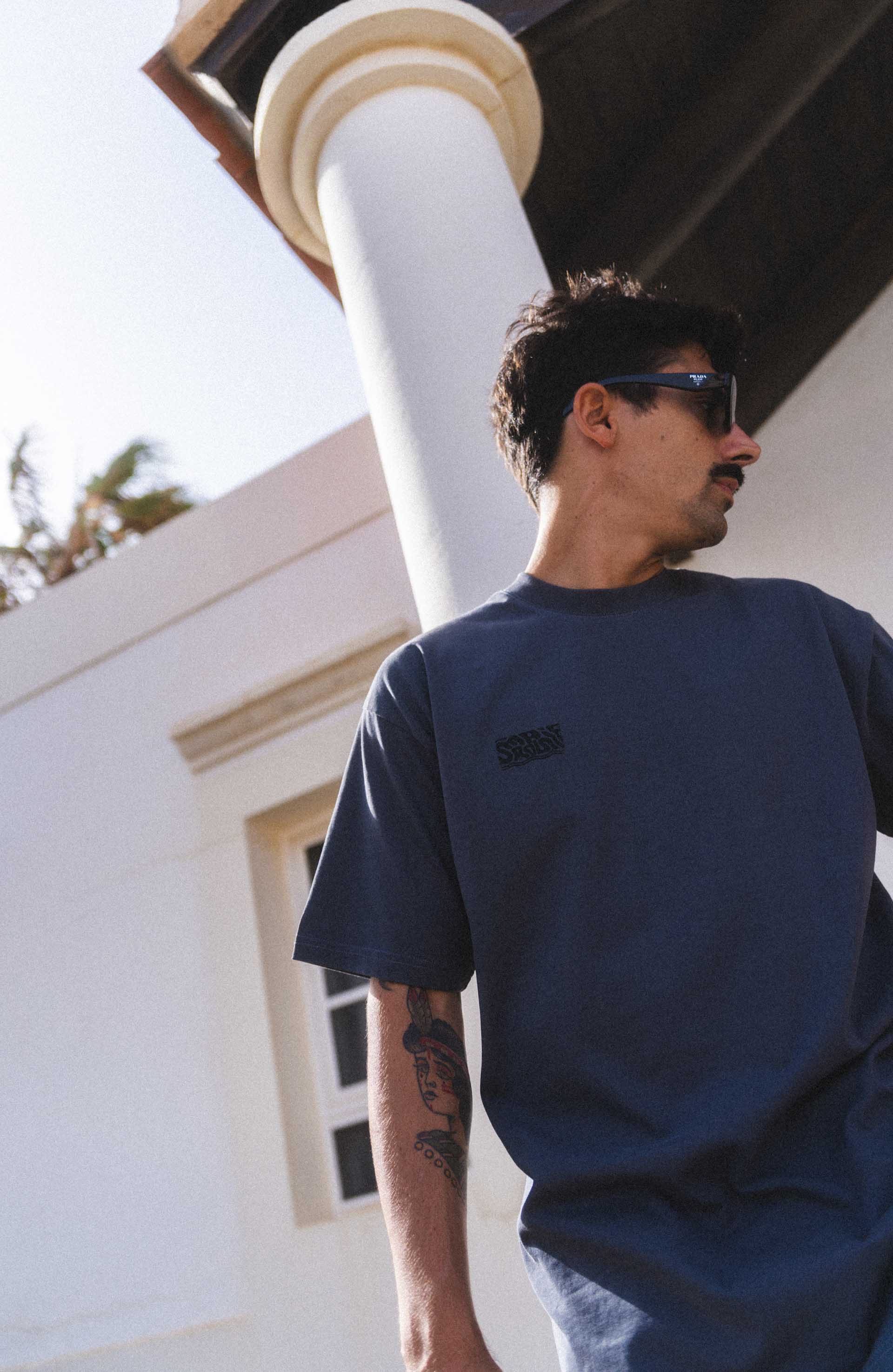 T-shirt Gris puff | Fabriqué au Portugal