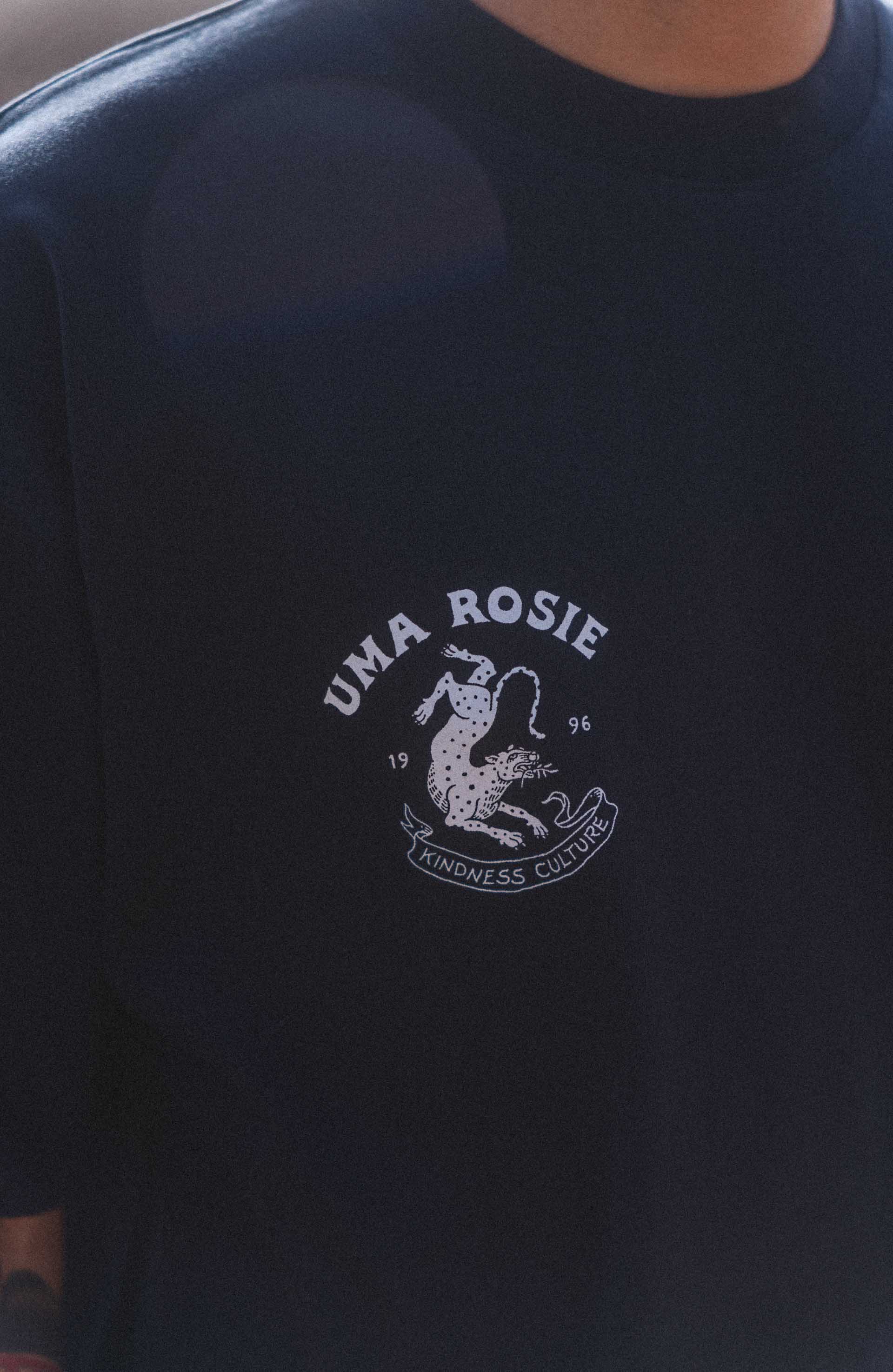 T-shirt Noir Imprimé Tigre | Fabriqué au Portugal