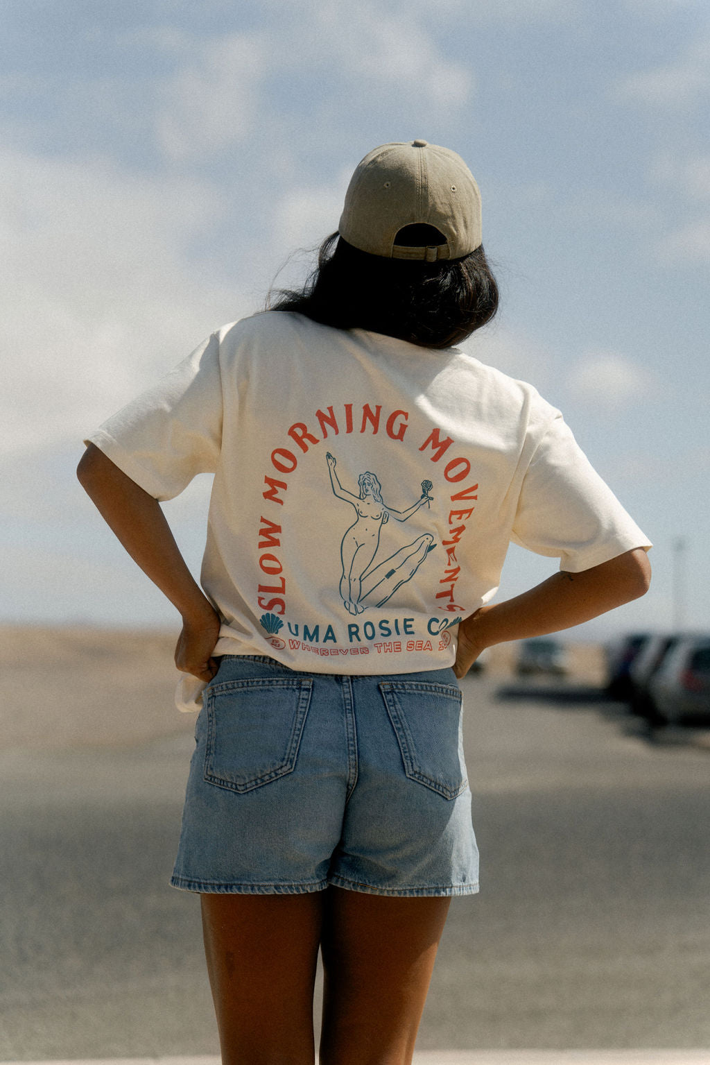 T-shirt Made in France Surf écru