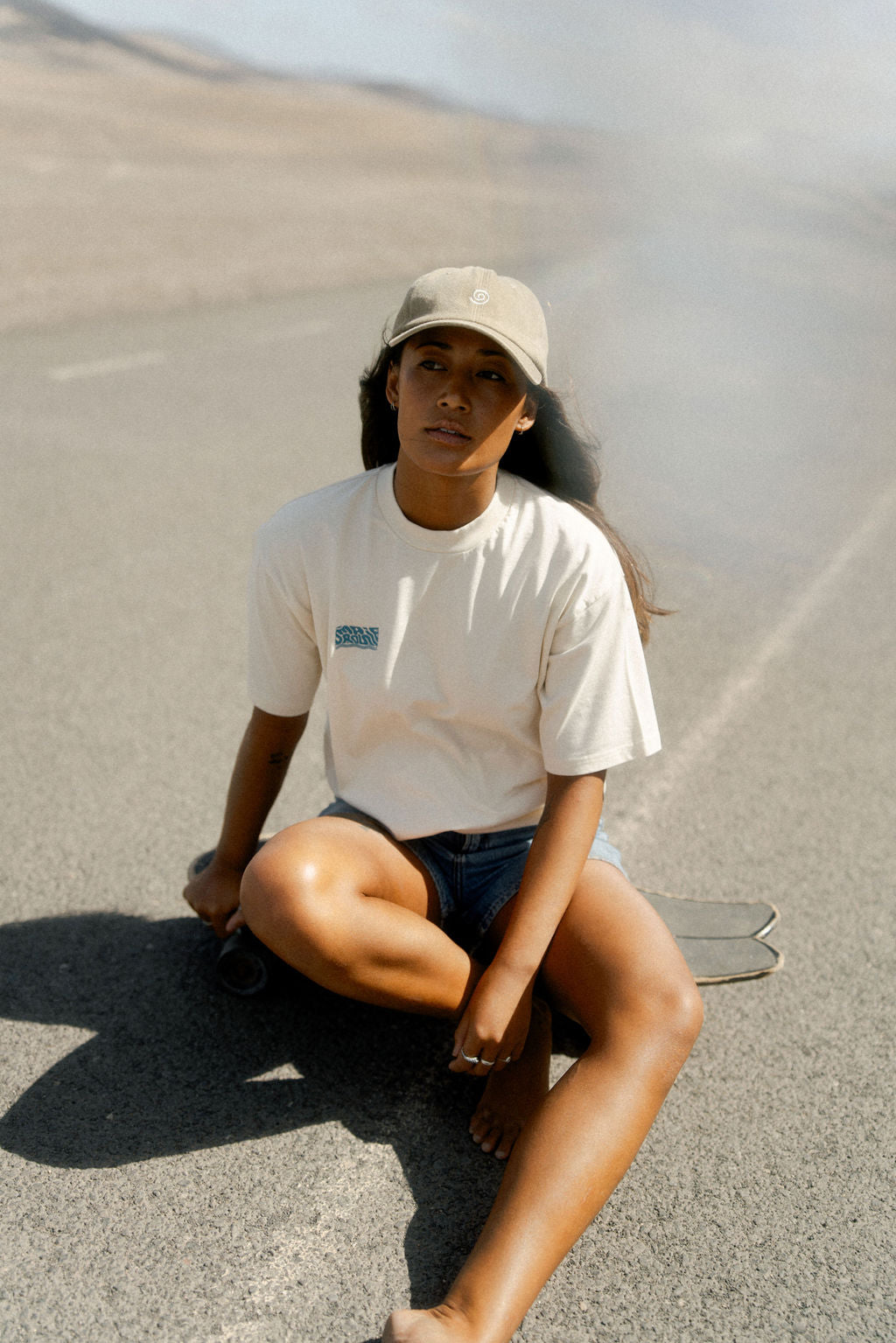 T-shirt Made in France face Skate Femme